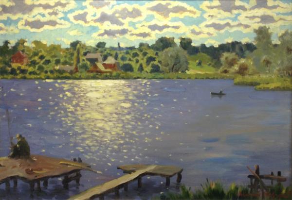 谢夫楚科   《午后逆光》   62.5×91cm 2013年