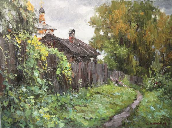 斯维特莱娜   《 旧穆罗姆一角》  60х80 2008年