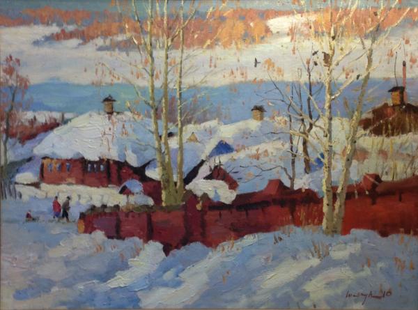 斯维特莱娜  《三月的普廖斯》  61×82cm 2010年