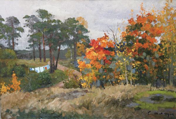 斯维特莱娜   《十月》   45.6×66cm 2006年