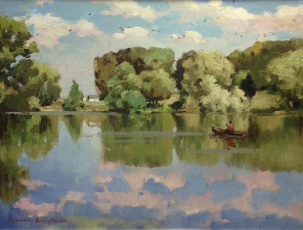 谢夫楚科   《静》 60×80cm  2013年