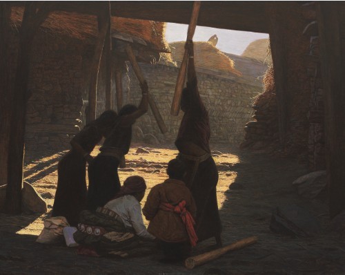 陈宁《五月的早晨》92×73cm 1995年