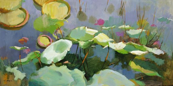 杜淼《蓬勃》100X60cm 布面油画
