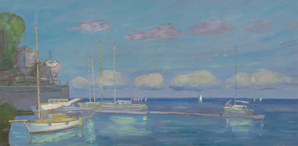 德米特里 《港湾》  60x120cm  2013年