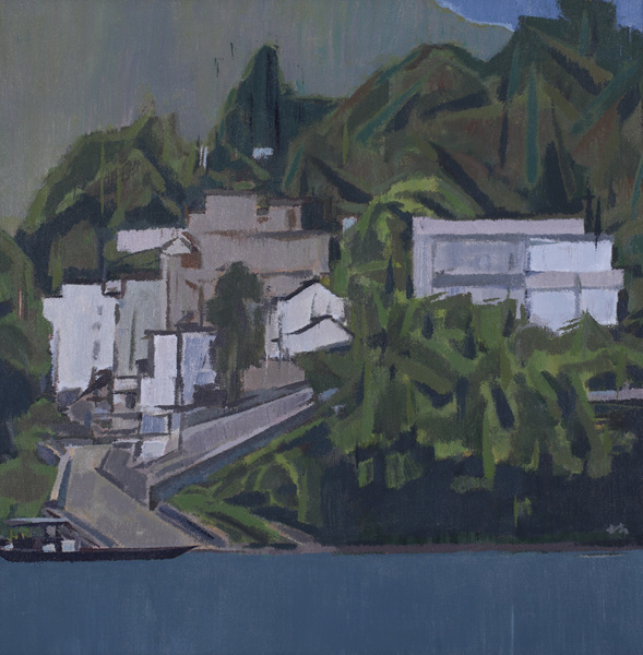 林涛《将军山》  60x60cm    2012年