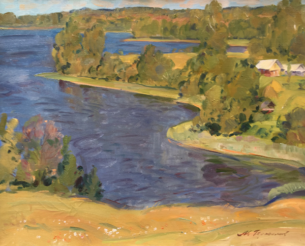 格拉西莫夫·米哈伊洛维奇   《源远流长》44x59   