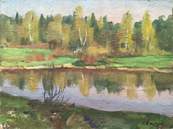 伊戈尔·亚历山德罗维奇   《引人遐想》  34x25cm 