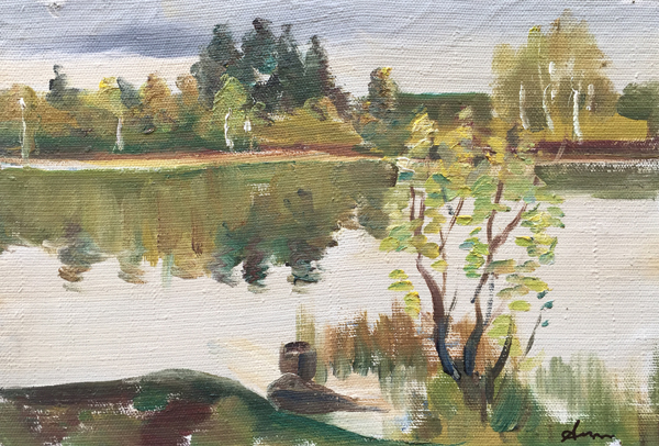 伊戈尔·亚历山德罗维奇   《镜像》 35.5x23cm    