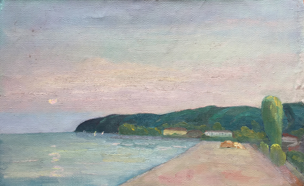 德米特里  《海浪与沙滩》52x31cm