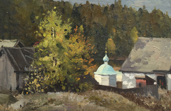 谢夫楚科   《屋顶》20x30cm