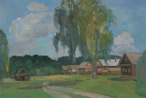 德米特里  中午  45x69cm  布面油画  2014年