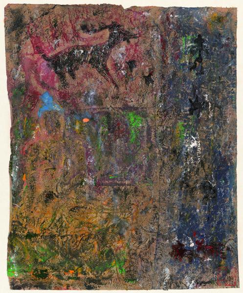 臧跃军  心灵佛光之一二一  31x38cm  藏纸  2012年 