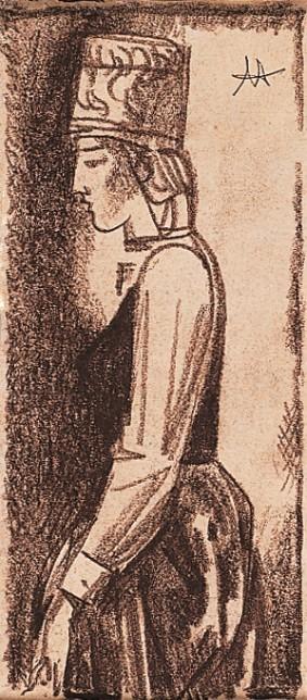 梅尔尼科夫《节日》  25×11 cm    1989年