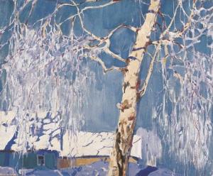 萨卡洛夫《冬天》 90×60cm 1970年