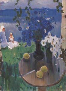 萨卡洛夫《后花园》  100×80cm  1970年