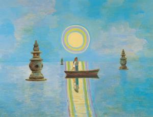 张晖《三潭印月》 145x112cm   2008年