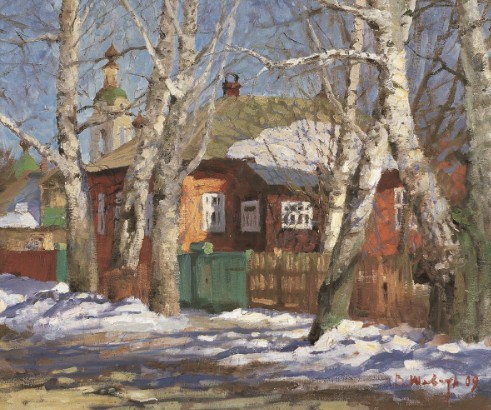 《树-房子》60×70cm 2009年