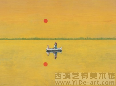 张晖《红太阳＃3》 130x97cm  2008年