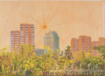 张晖《楼房＃3》 130x97cm  2009年