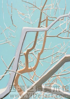 张晖《树之八》 96.5x132cm   2011年