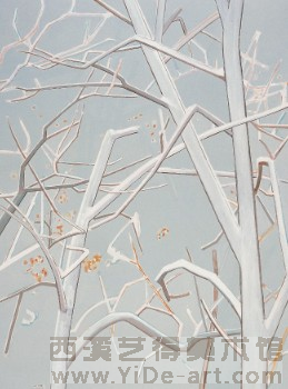 张晖《树之九》  96.5x132cm   2011年