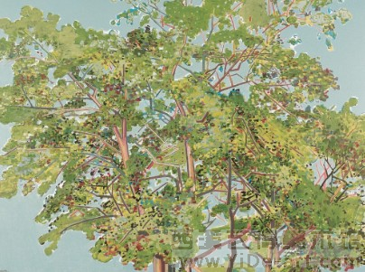 张晖《树之十》 180x135cm   2011年