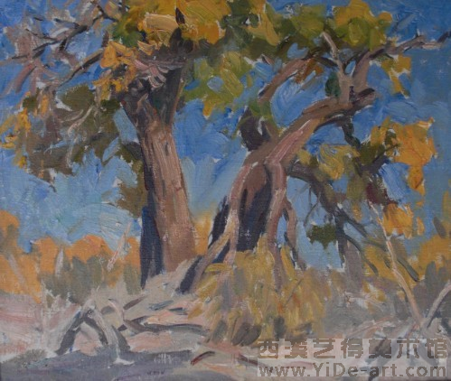 《沧桑岁月》38×45.5cm　2006年