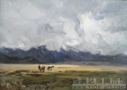 《高原立云》33×46cm　2004年
