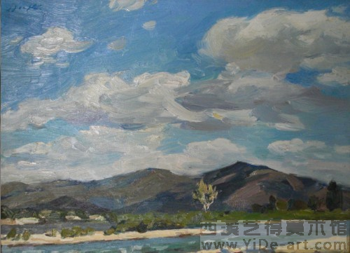 《秀水流云》27.5×38cm　1999年