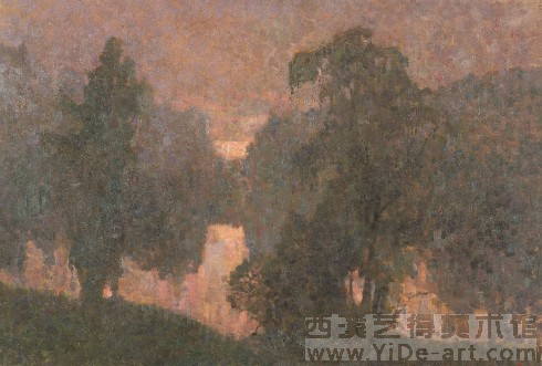 卢卡森诺克《河对岸》 65x90cm 2006年