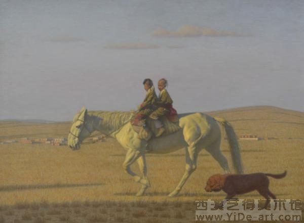 陈宁《伙伴》130×97cm 2012年