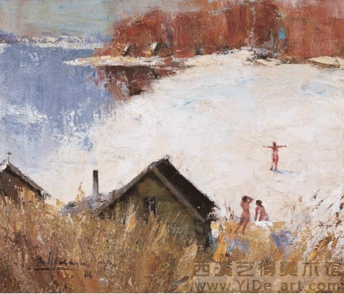 谢夫楚科 《星期六》 60x70cm 2005年