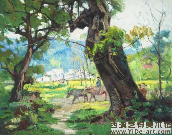 《油菜花香》50×40cm 2012年 