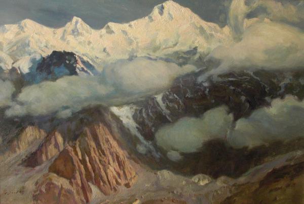 白仁海《巍峨昆仑》108×160cm 2010年