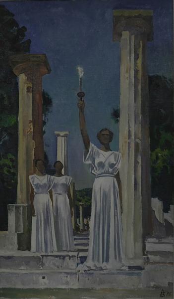 布里奥克  《奥林匹克》73 X 43 cm   1976年