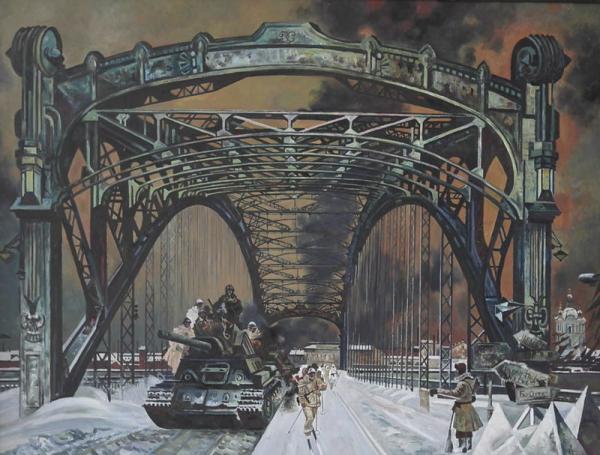布里奥克《列宁格勒·1943年1月·封锁》    100 X 130 cm   2005年