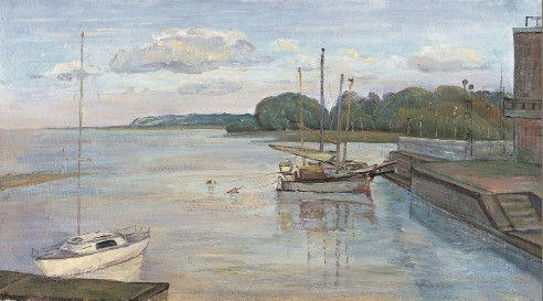 德米特里《水上俱乐部》 45x61cm 1992年