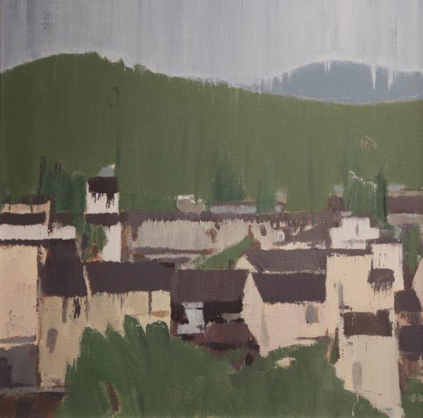 林涛《海葵》50×50cm布面丙烯2012年