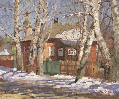 谢夫楚科  《树-房子》   60×70cm   2009年