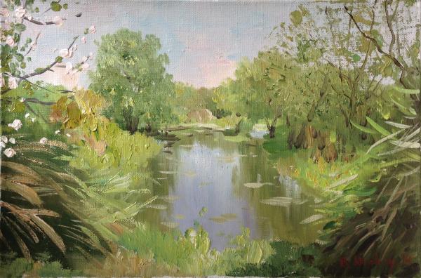 谢夫楚科 《春天》22×33.3cm 布面油画 2014年 