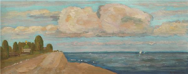 《伏尔加》德米特里 34×88cm 2009年