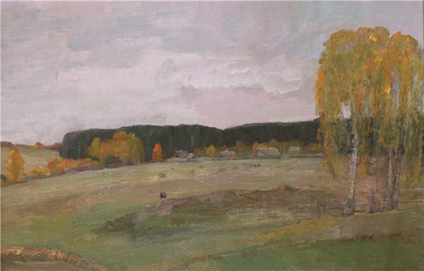 《秋》德米特里 59×89cm 2010年