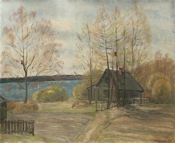 德米特里 五月   55x66cm 1994年