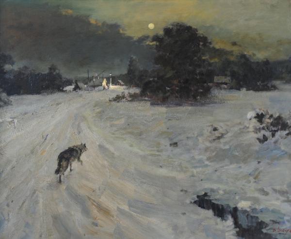 谢夫楚科 归来  100cmх120cm  布面油画  2009年