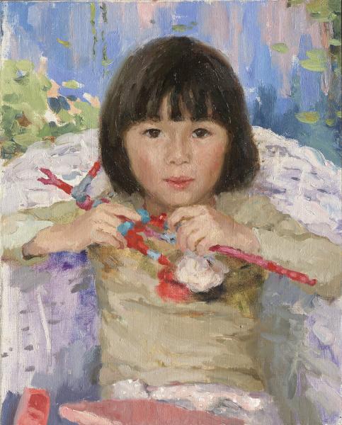 斯威特莱娜40cmx50cm  布面油画   2016年