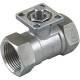 1026 1pc ball valve with mounting pad