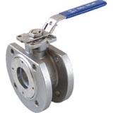 S1018 1pc wafer flanged ball valve(DIN)