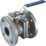 S1023 2pc flanged ball valve with direct mounting pad (DIN)
