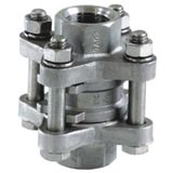 S1032 3pc spring vertical check valve