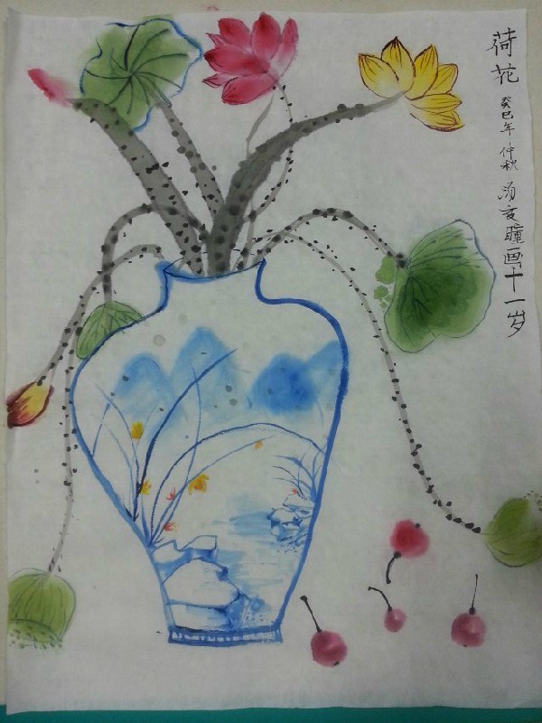 13暑秋学生作品-荷花